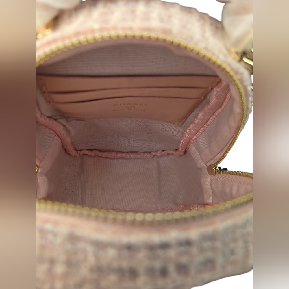 Chanel Pink Tweed Mini Backpack with Box - GWP - Picture 7 of 12